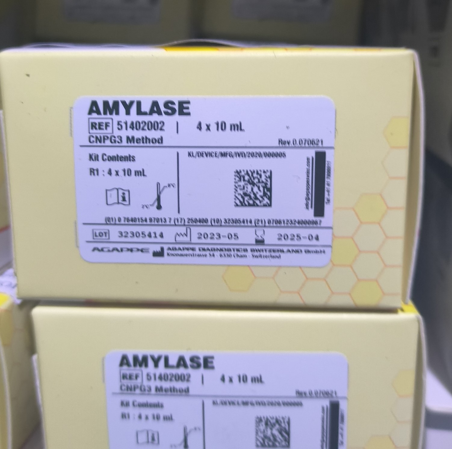 AMYLASE  4 x 10 mL