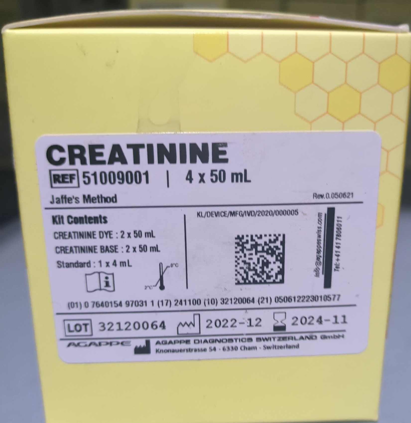 CREATININE  4 x 50 mL