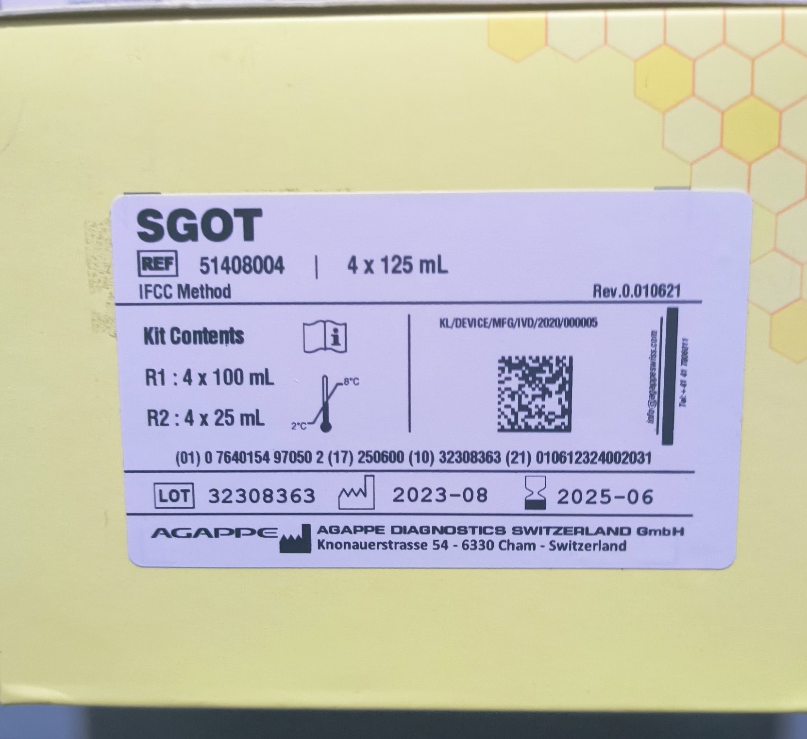 SGOT (S.L)  4 x 100 mL