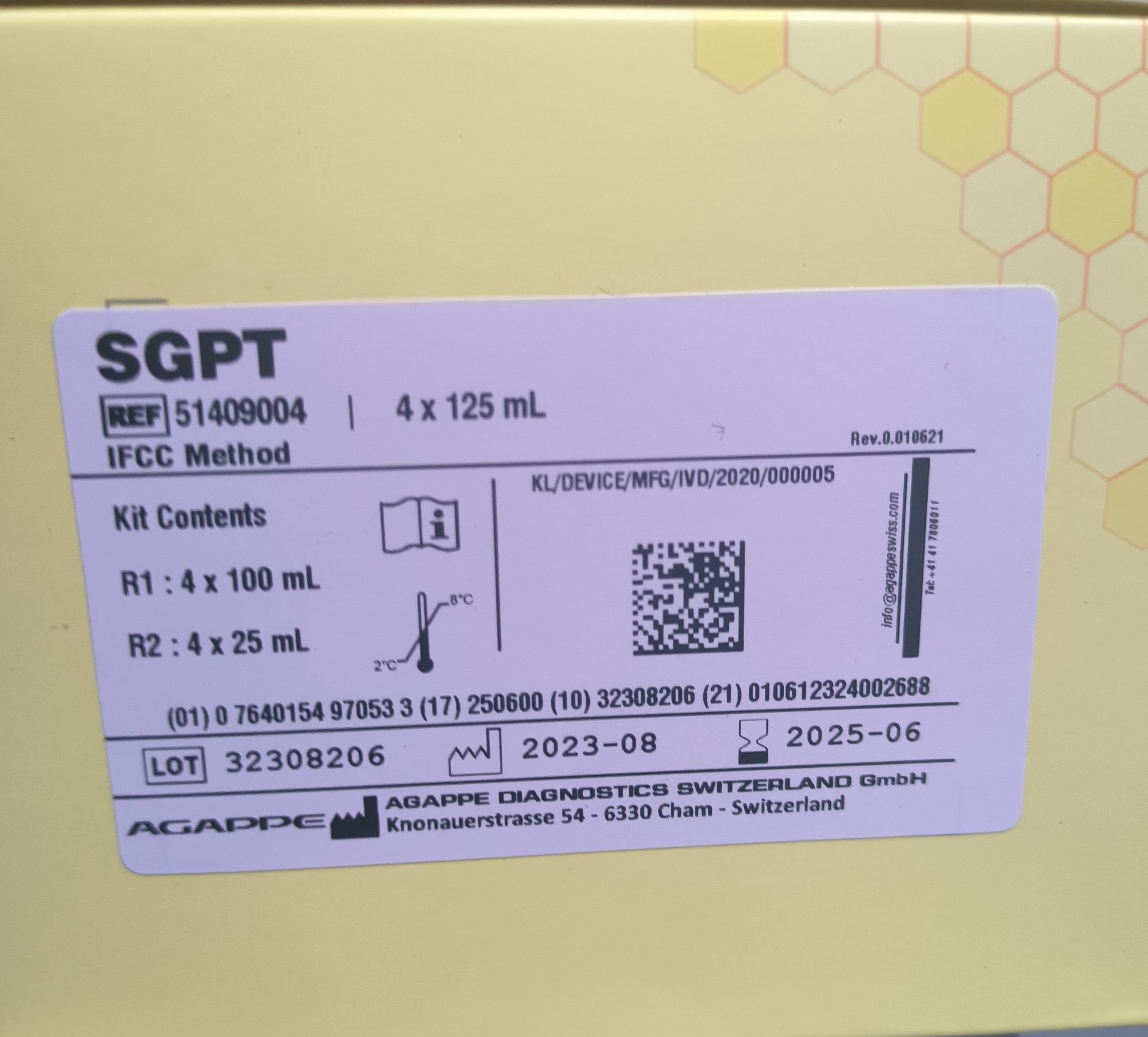 SGPT (S.L)  4 x 125 mL