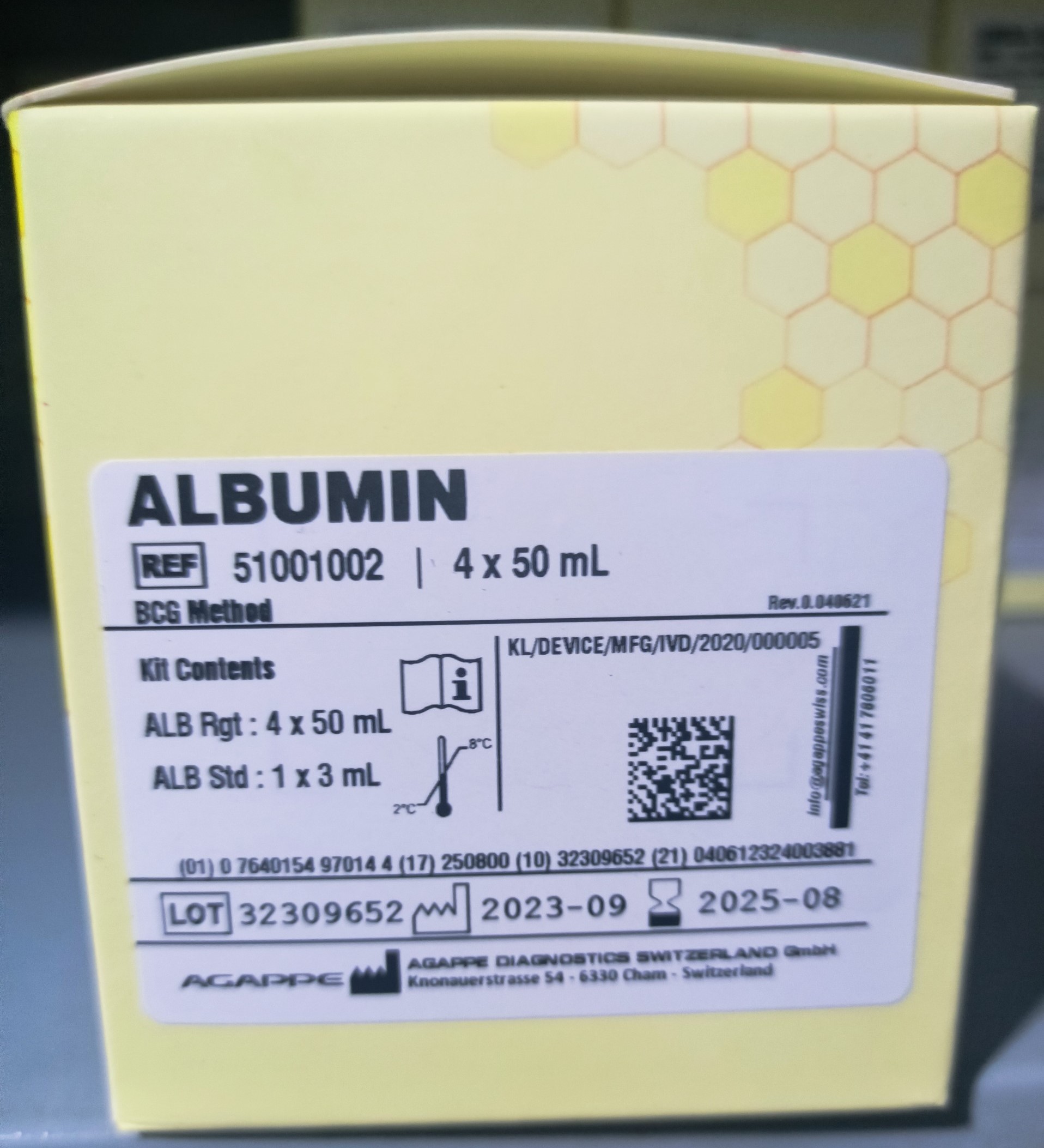 ALBUMIN  (5 x 50 mL)